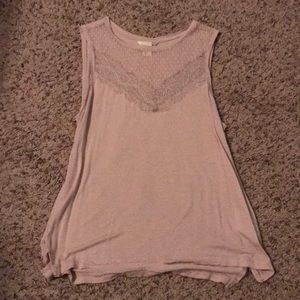 Blush tank top